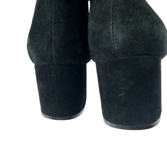 Steve Madded Black Suede Block Heel Irenne Sandal, 10 - Picture 7 of 10